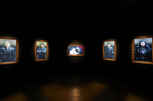 画像集 No.022のサムネイル画像 / FFシリーズの30周年を記念した回顧展が1月22日から開催。坂口博信氏，天野喜孝氏が駆けつけた発表会をレポート