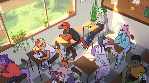 ���������꡼ No.004�Υ���ͥ������ / PS5�����Goodbye Volcano High�פ�ȯɽ�����Ͳ����줿ưʪ�����ˤ���Ľշ����ब�������