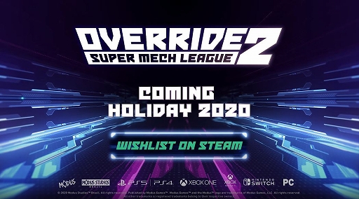���������꡼ No.006�Υ���ͥ������ / ���������Ʈ����������Override 2: Super Mech League�פ�ȯɽ�����ʥ��󥹥ȥ쥤�顼��������