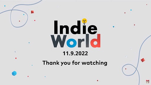 Indie World Showcase 11.9.2022 - Nintendo Switch