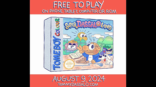 画像ギャラリー No.002のサムネイル画像 / ゲームボーイ用の新作「Super Dassalo Land」がitch.ioで公開。オーストラリアのコメディアンが仕掛けるユニークなプロモーションとは