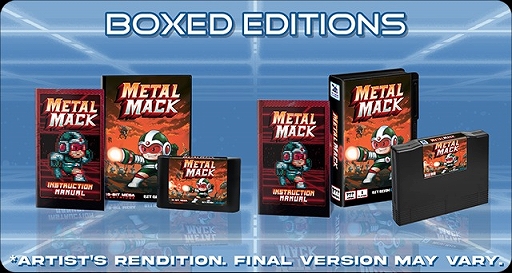 画像ギャラリー No.007のサムネイル画像 / NEOGEOとメガドライブ用新作「Metal Mack」,Kickstarterキャンペーンに締め切りが迫る。「ロックマン」インスパイアのランアンドガン