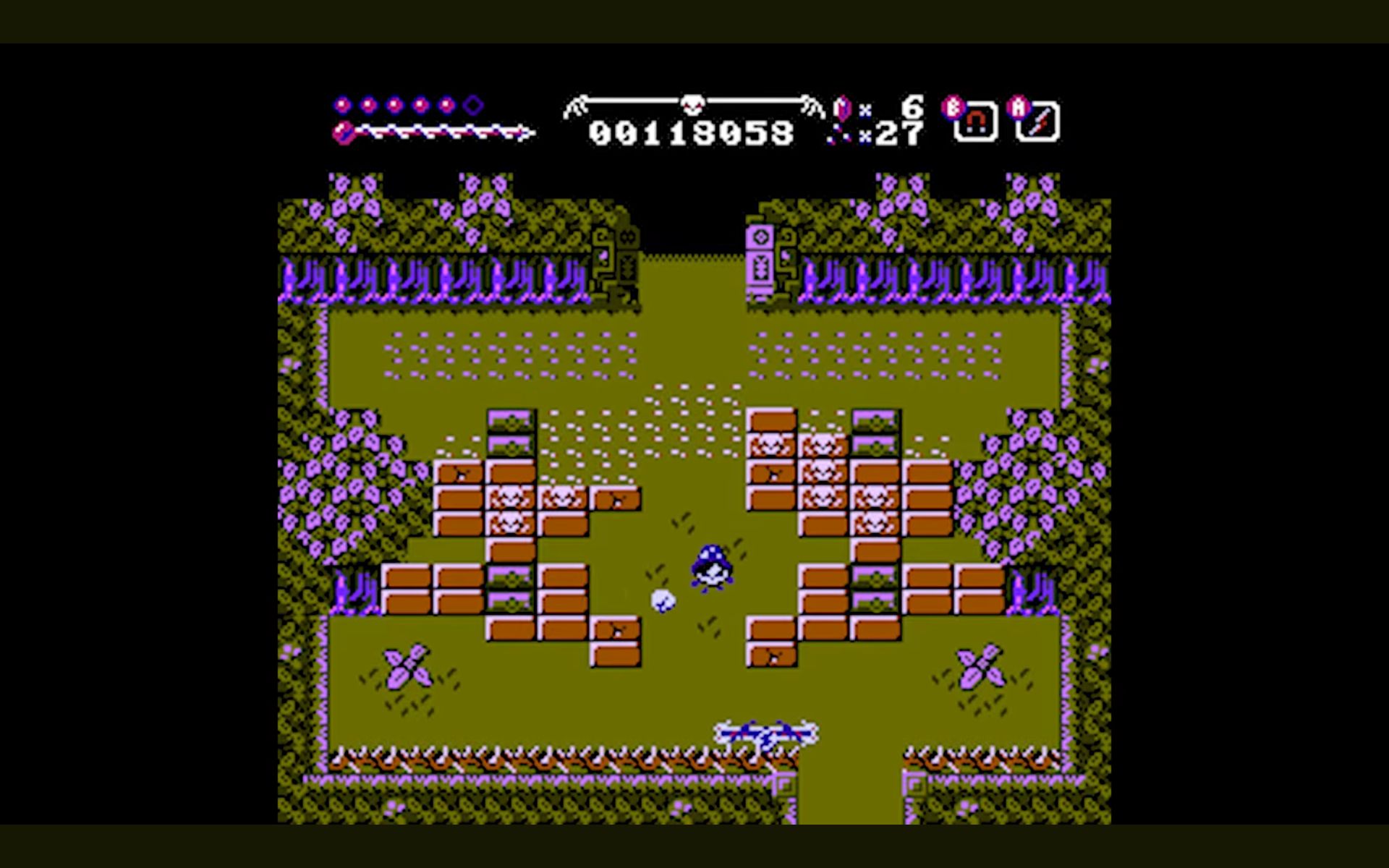 ブロック崩し×メトロイドヴァニアの新作ファミコンゲーム発売。頭蓋骨をボール代わりに，探索やボス戦を繰り広げる