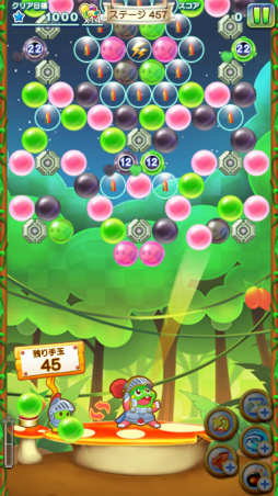 画像ギャラリー No.006のサムネイル画像 / バブルシューターパズル「パズルボブル」がauスマートパスで配信開始