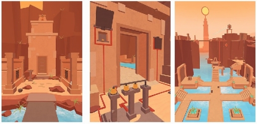 画像ギャラリー No.002のサムネイル画像 / 古代遺跡が舞台のパズルゲーム「ファラウェイ パズルエスケープ」がauスマートパスで配信