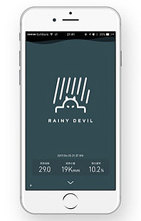 画像ギャラリー No.004のサムネイル画像 / 「雨男・雨女」っぷりを位置情報と気象データで科学的・統計的に判定。待望(?)の判定アプリ「rainy」がiOS向けに登場