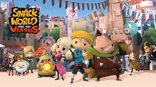 画像ギャラリー No.001のサムネイル画像 / レベルファイブの「スナックワールド」が,韓国でスマホ向けアクションゲームとして登場。NFCチップ内蔵玩具も発売