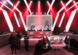 画像ギャラリー No.002のサムネイル画像 / NTTドコモ,TGS 2019会場でときど選手対ウメハラ選手の「SFV」による対戦をARで披露。5G対応スマホを使った対戦イベントも実施