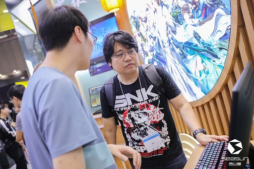 ���������꡼ No.002�Υ���ͥ������ / SEASUN��TGS 2019�ǹԤ�줿SNK�Υץ��ǥ塼������������Ƿ��Ȥ����̥�ݡ��Ȥ����