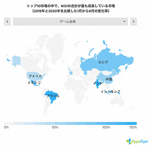 画像ギャラリー No.003のサムネイル画像 / AppsFlyer,ゲームアプリの調査レポート「State of Gaming App Marketing 2020」発表