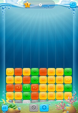 画像ギャラリー No.002のサムネイル画像 / 「海の中のおさかなパズル」がau Webポータル内の無料ゲームに登場