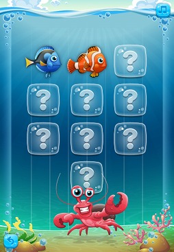 画像ギャラリー No.005のサムネイル画像 / 「海の中のおさかなパズル」がau Webポータル内の無料ゲームに登場