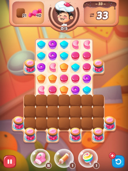 画像ギャラリー No.002のサムネイル画像 / 「パパのスイーツパズル」がau Webポータル内で配信開始