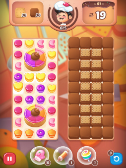 画像ギャラリー No.003のサムネイル画像 / 「パパのスイーツパズル」がau Webポータル内で配信開始