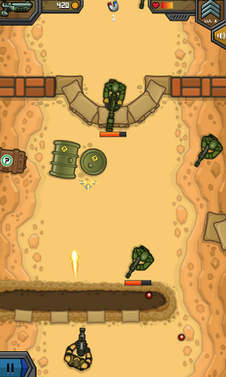 画像ギャラリー No.003のサムネイル画像 / au Webポータル,「弾丸ソルジャー」を配信開始