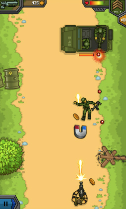 画像ギャラリー No.005のサムネイル画像 / au Webポータル,「弾丸ソルジャー」を配信開始