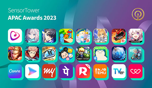 ���������꡼ No.001�Υ���ͥ������ / �֥֥롼���������֡ס��������������쥤��פʤɿ͵�����򲡤���Sensor Tower APAC Awards 2023���ޥ����ȥ뤬��������