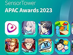 �֥֥롼���������֡ס��������������쥤��פʤɿ͵�����򲡤���Sensor Tower APAC Awards 2023���ޥ����ȥ뤬��������