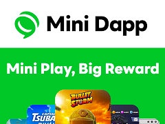 LINE�ǥ֥��å��������󥲡����ץ쥤�Ǥ��롣LINE��å��󥸥㡼����פȤ�����Mini Dapp�פȡ�Dapp Portal�פ��������