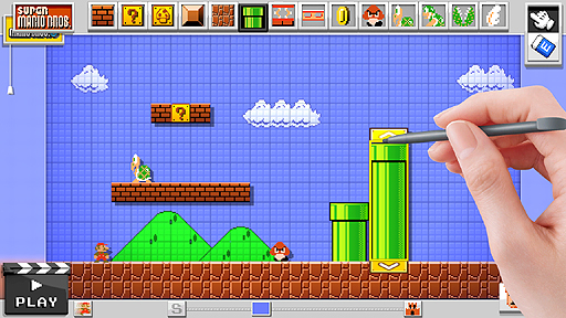 画像集#003のサムネイル/［E3 2014］マリオのステージを自由に作成できるWii U用ソフト「Mario Maker」（仮称）が発表