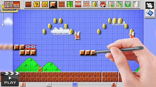 画像集#004のサムネイル/［E3 2014］マリオのステージを自由に作成できるWii U用ソフト「Mario Maker」（仮称）が発表