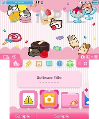 画像ギャラリー No.003のサムネイル画像 / フリュー，オリジナルキャラクター「ねむネコ」の3DS用テーマ4種を本日配信