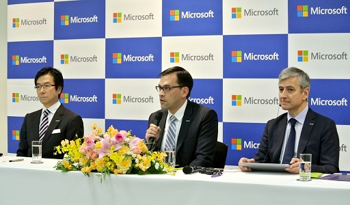 画像ギャラリー No.004のサムネイル画像 / 日本マイクロソフト，新経営体制に関する記者会見を開催。平野拓也氏が新社長に就任し，樋口泰行氏は会長へ