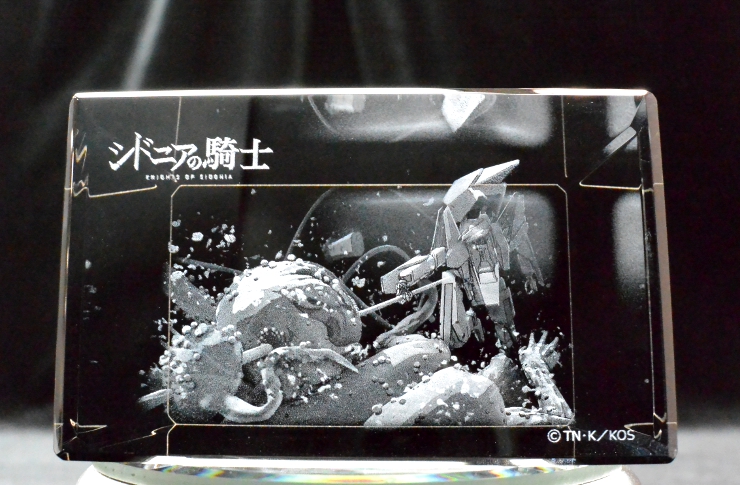 高級品高級品SAO 3Dクリスタルアート 桜景色 + アスナ アニメグッズ