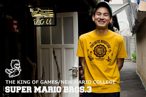 スーパーマリオ」シリーズをモチーフにしたTシャツが5月15日に発売