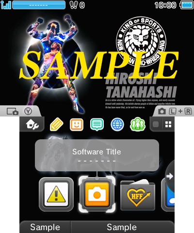 画像ギャラリー No.002のサムネイル画像 / 棚橋弘至選手が登場する「新日本プロレスリング」の3DSテーマが本日配信