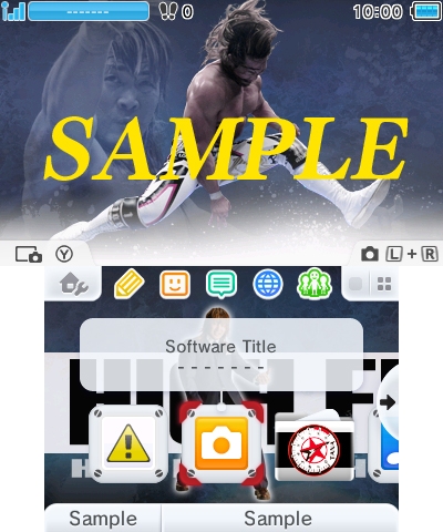 棚橋弘至選手が登場する 新日本プロレスリング の3dsテーマが本日配信