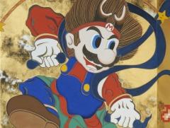 マリオとルイ－ジが風神と雷神に変身。「スーパーマリオブラザーズ」と