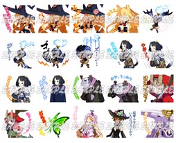 画像ギャラリー No.001のサムネイル画像 / 「魔女と百騎兵」のLINEスタンプが登場。お馴染みのキャラクター達で会話を盛り上げよう