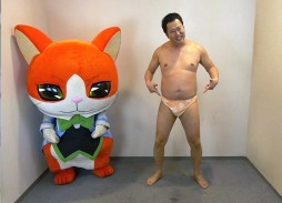 画像ギャラリー No.005のサムネイル画像 / my GAMECITY，とにかく明るい安村さんとニャブラハム市長のコラボ動画が公開