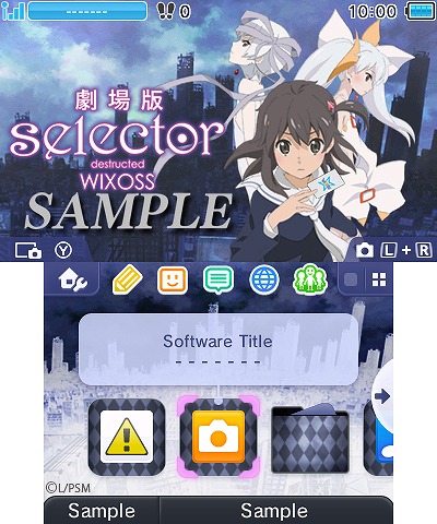 画像ギャラリー No.001のサムネイル画像 / 「selector destructed WIXOSS」のニンテンドー3DS用テーマが3種類配信開始