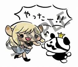 画像ギャラリー No.005のサムネイル画像 / 「TERRA BATTLE」のLINEスタンプが配信に。イラストは高橋きのさん