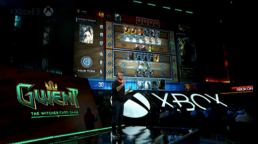 ���������꡼ No.004�Υ���ͥ������ / ��E3 2016�ϡ�The Witcher�פο͵��ߥ˥������Gwent�פ���Ω��Xbox One��Win 10������Gwent: The Witcher Card Game�פΦ��Ǥ�9���꡼����