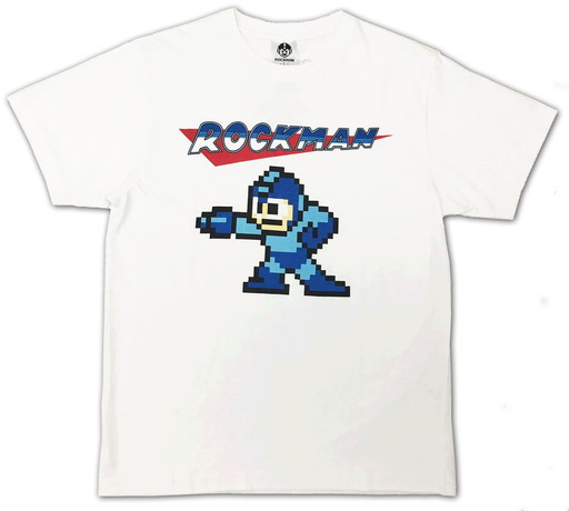 しまむらで8bitドットデザインの ロックマン プリントtシャツが発売中