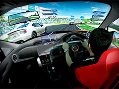 バンナムの「VR ZONE Project i Can」でも人気を博した体感マシン「リアルドライブ」がnamcoラゾーナ川崎店に登場。7月29日から10月31日まで