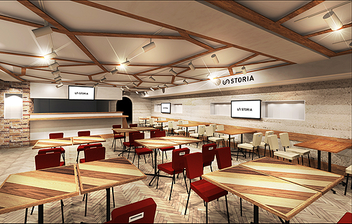 画像ギャラリー No.002のサムネイル画像 / ゲーム観戦の面白さを発信する場所に。スクエニのプロデュースによるシアターカフェ&ダイニング「STORIA」が,池袋西口に10月5日オープン