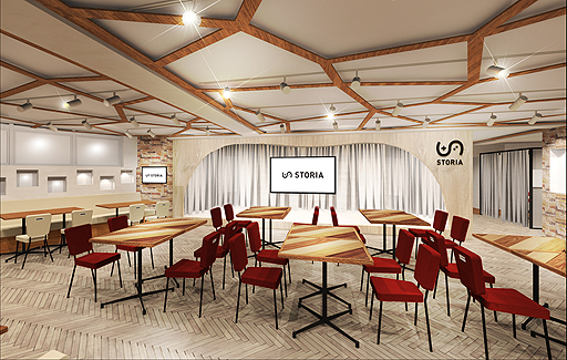 画像ギャラリー No.004のサムネイル画像 / ゲーム観戦の面白さを発信する場所に。スクエニのプロデュースによるシアターカフェ&ダイニング「STORIA」が,池袋西口に10月5日オープン