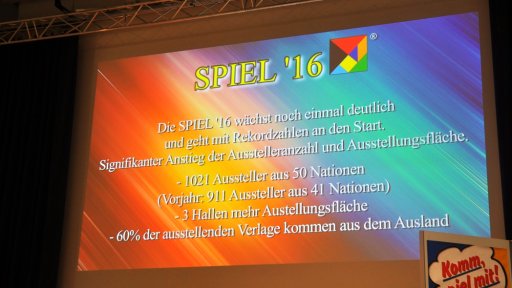 SPIEL162016ǯΥܡɥĬήϡæХήԤ䡤500ǯαƶ줿SPIEL'16ץ쥹ե󥹥ݡ