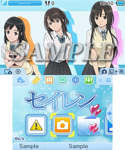 Tvアニメ セイレン のヒロインたちがホーム画面を彩ってくれる3dsテーマが配信