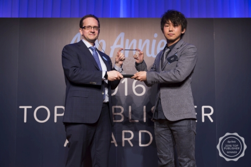 画像ギャラリー No.002のサムネイル画像 / gumi,App Annie Top Publisher Awardsの2016年世界収益ランキングで42位に