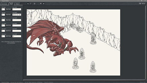 画像集#004のサムネイル/手描き風の美しいダンジョンマップを描けるソフト「Dungeon Builder」が登場。描いたマップでテーブルトークRPGをプレイできる