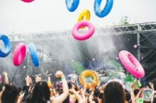 画像ギャラリー No.008のサムネイル画像 / 「モンスト」がウォーターフェス「Slide the City」とコラボ。オープン記念イベントが開催