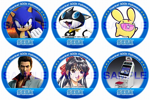 画像ギャラリー No.001のサムネイル画像 / セガ公式Twitterが30万フォロワーを突破。記念に丸型アイコン300種類以上を配布