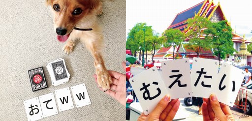 画像ギャラリー No.007のサムネイル画像 / 5枚のカードの組み合わせて遊ぶ「ひらがなポーカーBOOK」が12月7日に発売