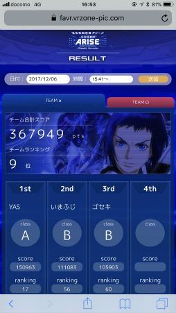 ꡼ No.009 | ȹ̡ɤǾ֤Ǹº̤Ȥƥϥå󥰡VR ZONEֶ̤異꡼ ̵ư ARISE Stealth HoundsפVRǥХ