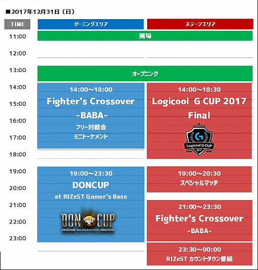 画像ギャラリー No.003のサムネイル画像 / 年越しオフラインイベント「RIZeST Gamer's Base」のスポンサー情報が公開